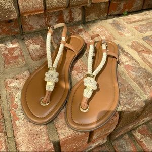Michael Kors rope sandals like new